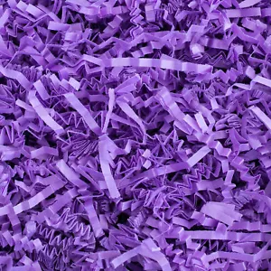 Crinkle Cut Paper Shred Filler (2 oz) for Gift & Basket Filling - Purple - Picture 1 of 4