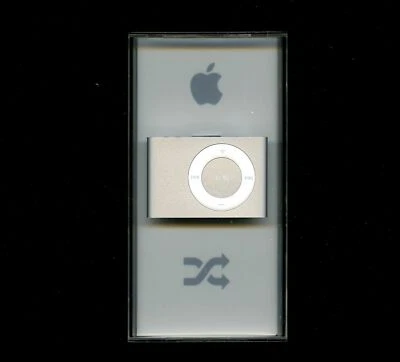 Apple iPod Shuffle 2nd generation silver 1 GB MP3 player box A1204 PA564LL/A new - Image 1 of 4