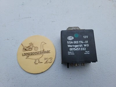 77-85 Mercedes Benz W123 Cinturón de Seguridad Relé de Advertencia Módulo Hella 240D 300D 300TD Foto 1 de 4