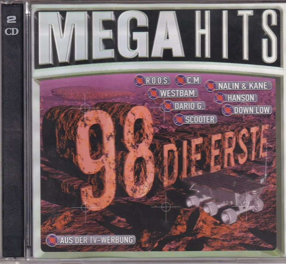 Mega Hits 98, die Erste - Westbam, Alina, BBE, Basis u.a. - Doppel-CD-1034- vg++ - Bild 1 von 2