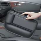 Pu Leather Car Seat Crevice Organizer With Cup Holder Console Side Storage Box 