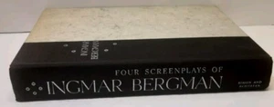 FOUR SCREENPLAYS OF INGMAR BERGMAN HC 1st Printing 1960 + Paper Clippings FLAWS - Picture 1 of 23