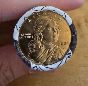 2004-P Sacagawea Roll $1 Golden Dollars $25 US Mint Philadelphia - Picture 1 of 5
