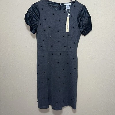 Esley Dress BLACK GRAY SMALL NEW - Image 1 of 4