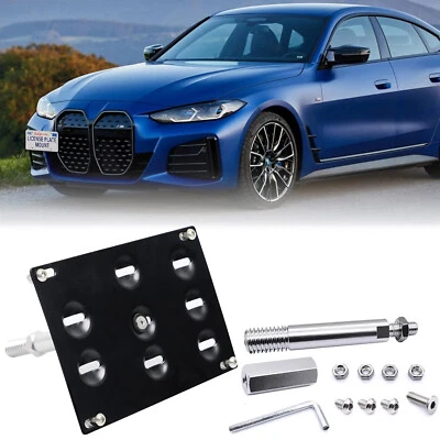 Parachoques delantero para BMW 430i 440i i4 2021-25 gancho de remolque matrícula soporte montaje Foto 1 de 4
