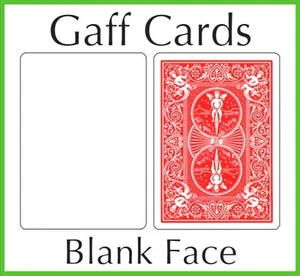 Carta Singola GAFF BICYCLE per Giochi di Prestigio e Magia Trucchi Magici con le - Foto 1 di 1