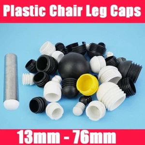 Tapas de plástico para patas de silla tapón de tubo tapas de extremo de tubo insertos abovedados para patas de muebles - Imagen 1 de 78