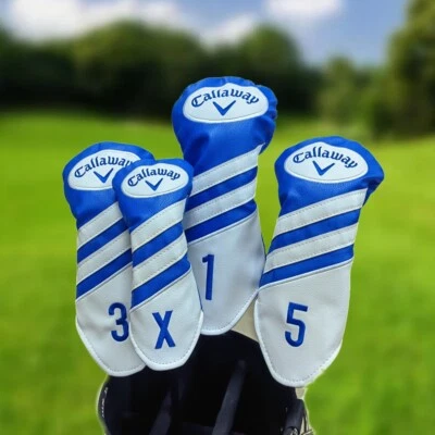 Golf Club Headcover Driver Fairway Wood Hybrid Classic Leather 135X Set - Image 1 of 4