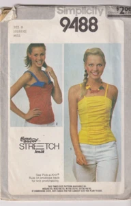 9488 SIMPLICITY c.1980 - Pullover CAMISOLE TOPS - Gr. 6/8/10 B 30,5-32,5" - Bild 1 von 2