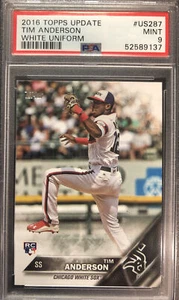 2019 Topps Update Tim Anderson White Uniform Freshly graded PSA-9 - ENN Cards - Picture 1 of 2