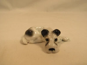 Antique Gotha Pfeffer Porcelain Fox Terrier Figurine - Picture 1 of 7
