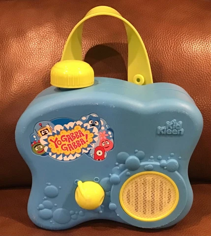 Yo Gabba Gabba toy Kid Kleen BATH BLIZZARD foaming bubbles RARE FIND WORKS GREAT Cover