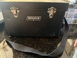 Estuche de Transporte Megger Biddle Instruments Vintage Negro con Correa - Solo Estuche - Imagen 1 de 8