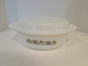 Anchor Hocking Fire King #433 - Plato para hornear ovalado de 1 1/2 cuarto verde prado - Imagen 1 de 13