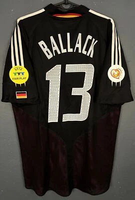 CAMISA DE FUTEBOL MASCULINA ALEMANHA 2004/2005 DEUTSCHLAND BALLACK TAMANHO G - Imagem 1 de 4