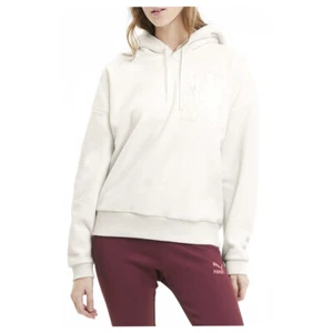 PUMA Tps Pocket Pullover Hoodie Womens Grey Coats Jackets Outerwear 597758-05 - Picture 1 of 4