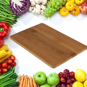 Bamboo Cutting Board Kitchen Chopping Perfect Cheese Meat Serving Tray 8.75”x 6” - Picture 1 of 10