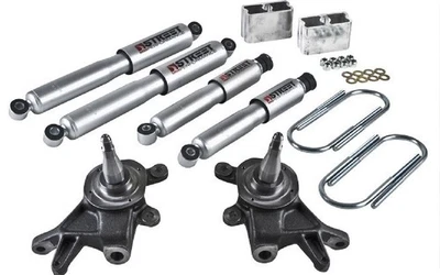 Belltech Aluminum Twin-Tube Lowering Complete Kit for Nissan D21 Pickup 440SP Foto 1 de 4