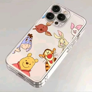 Coque transparente Winnie l'ourson pour iPhone 16 et 16 Pro Max - Photo 1 sur 7
