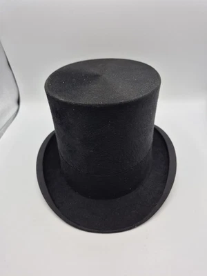 Antique Henry Heath silk top hat with original box, early 1900s.” - Image 1 of 4