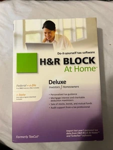 *NEU* 2010 H&R Block At Home Deluxe Bund + E-Akte + Land - Bild 1 von 1