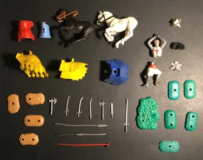 De colección Gran Bretaña Swoppets Timpo juguete soldado repuestos para cruzados, caballeros vaqueros Foto 1 de 4