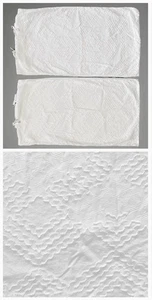 Fundas de almohada de algodón orgánico WEST ELM 2 cierres de corbata lateral texturizados blancos king - Imagen 1 de 6