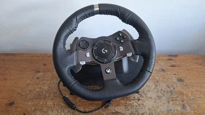 Logitech G920 Driving Force Steering Wheel & Connecting Cable. Untested. - Image 1 of 4