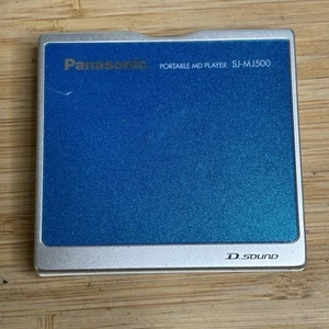 Panasonic SJ-MJ500 MD Mini Disc Blu Giappone Importazione Lettore Portatile - LEGGI - Foto 1 di 7