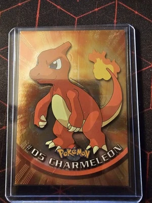 Charmeleon #5 Black Topps Logo Foil 1999 Topps Pokemon TV Animación Serie 1 Foto 1 de 2