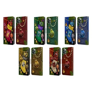 HARRY POTTER ORNEMENTS DE NOËL ÉTUI COQUE EN CUIR POUR APPLE iPHONE TÉLÉPHONES - Photo 1 sur 11