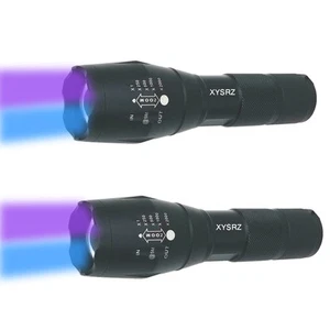 UV Flashlight 365nm & 395nm Blacklight Wood’s Lamp Ultraviolet Flashlights fo... - Picture 1 of 8