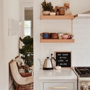 Felt Letter Board Changeable Wooden Letter Board W/340 Piece Letters - Picture 1 of 12