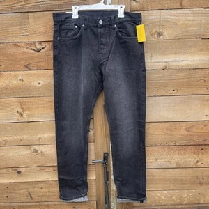 H&M Slim Tapered Black Jeans Size 33/34 Men’s NEW NWT - Picture 1 of 7
