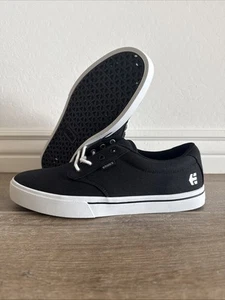 Etnies Skateboard Shoes Jameson 2 Eco Black/White/White Size 10 - Picture 1 of 10