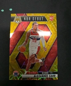 Mira telescópica dorada debut NBA 2024-25 Mosaic Alexandre Sarr #254/10 - Imagen 1 de 3
