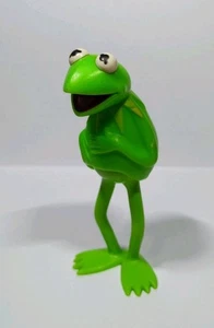 Vintage Ha! Inc Muppet Show Modellino KERMIT THE FROG 1978 Hong Kong - Foto 1 di 8