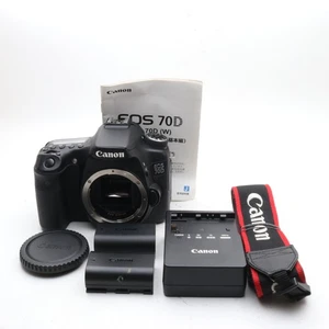 [Near Mint/SC:37200]Canon EOS 70D 20.2MP Body Only Digital SLR Camera from Japan - Picture 1 of 13