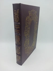 Autobiography of Benjamin Franklin Easton Press Leather Bound Collectors Edition - Picture 1 of 6