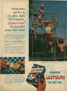 Publicité ancienne pâtes coquillettes Lustucru issue de magazine 1960 - Picture 1 of 1