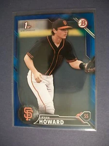 RYAN HOWARD 2016 Bowman Draft Blue #72 Giants /150 - Picture 1 of 1