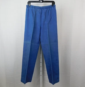 Pantalones informales vintage Sears cintura elástica 12 azul denim #2355 - Imagen 1 de 5