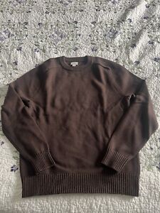 J Crew heritage cotton crewneck sweater medium