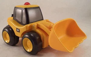 Cat Yellow Bulldozer Tractor Dump Truck Plastic Small Toy Boys Girls 2009 1+ - Picture 1 of 4