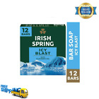 Irish Spring Icy Blast Bar Soap for Men, Mens Bar Soap, 12 Pack, 3.7 Oz Soap Bar