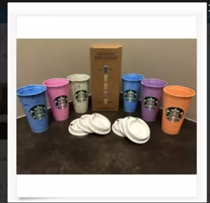 Starbucks Store Summer Reusable Collection - 6 Set - 16 oz - Neu - Bild 1 von 3