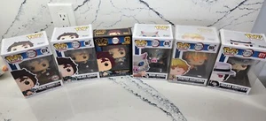 Lotto 6 Demon Slayer Funko Tanjiro Inosuke Zenitsu Muzan 874 867 870 869 871 23  - Foto 1 di 8