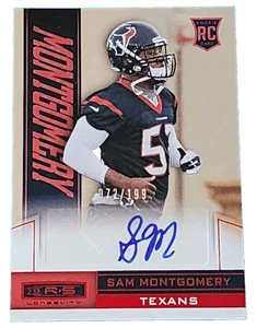 Sam Montgomery 2013 Panini Rookie and Stars paralelo automático - Imagen 1 de 1