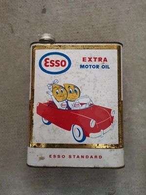 Bidon D'huile Esso Extra Motor Oilesso Standard - Photo 1/4