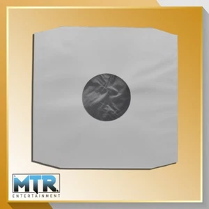 12" Vinyl White Poly-Lined Inner Record Sleeves (Qty 10) - Picture 1 of 2